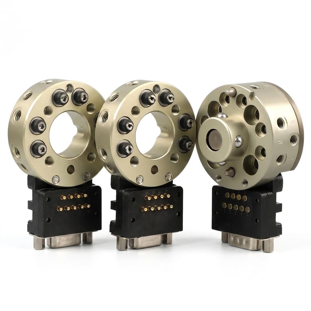 Robot quick changer component showing tool-side interface features