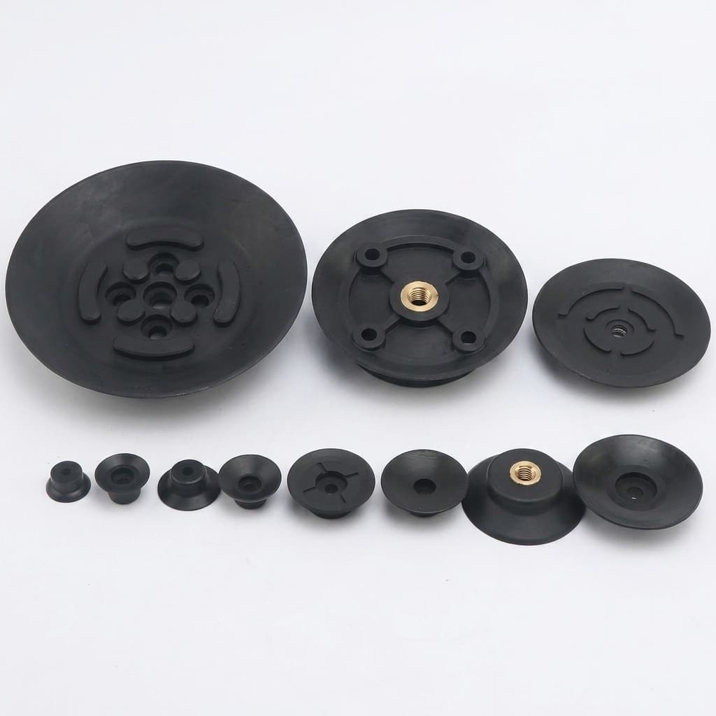 Clean handling suction cup mount component for EOAT automation