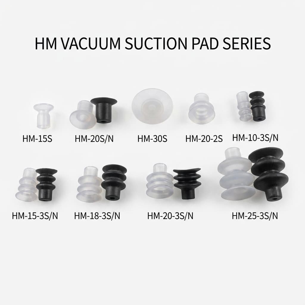 Clean handling suction cup component for molded or medical products