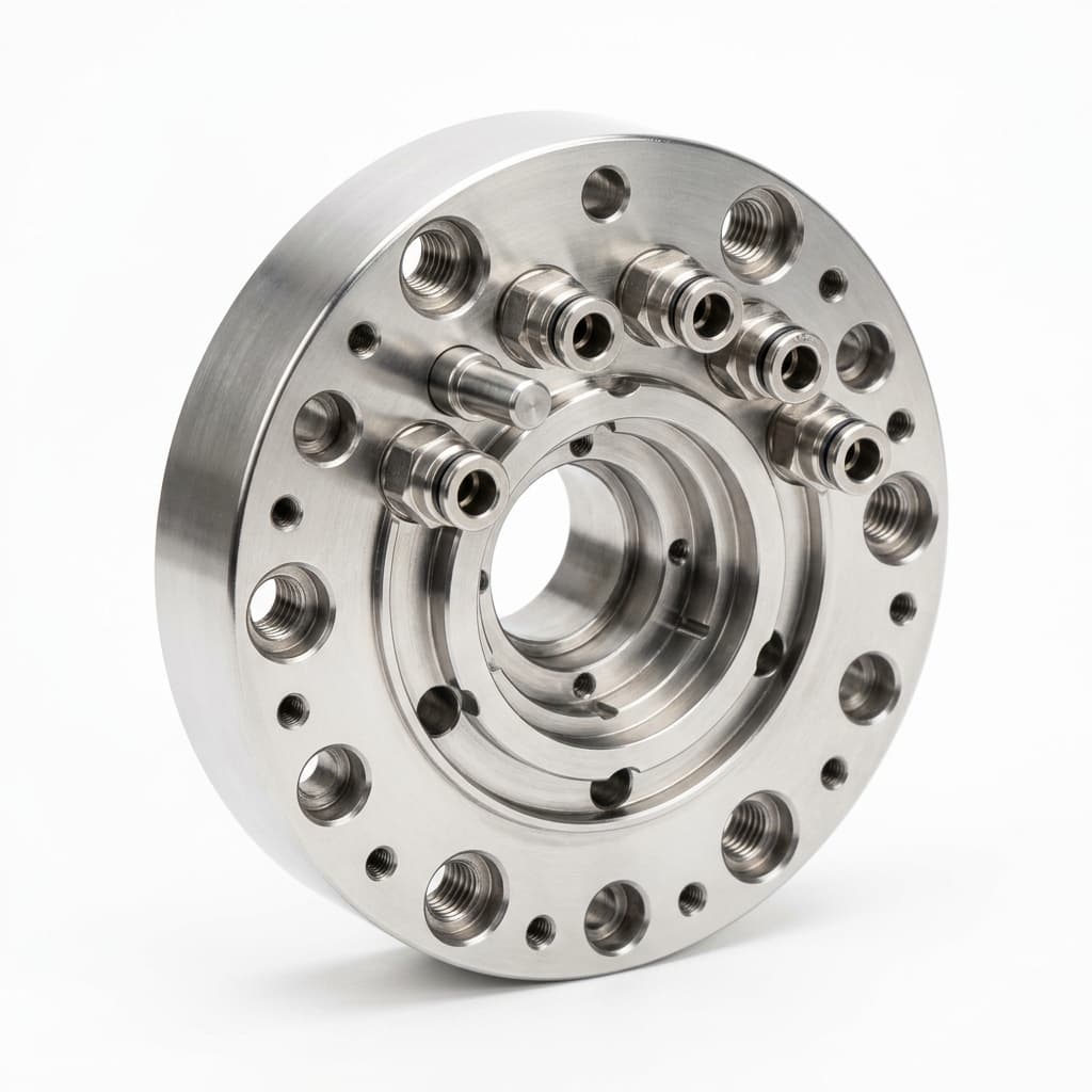 Precision robot tool changer plate with machined locating features