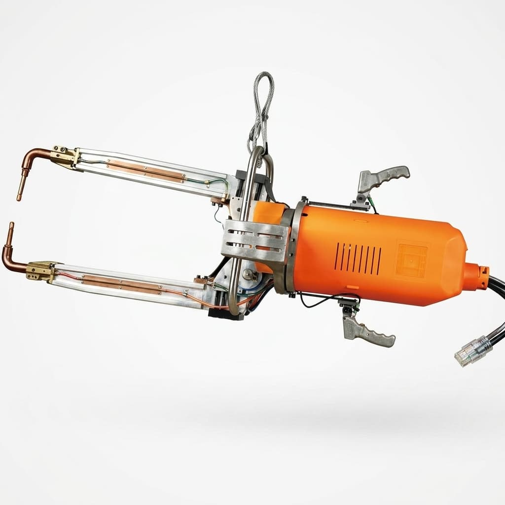 Spot welding gripper EOAT component for automotive assembly tooling