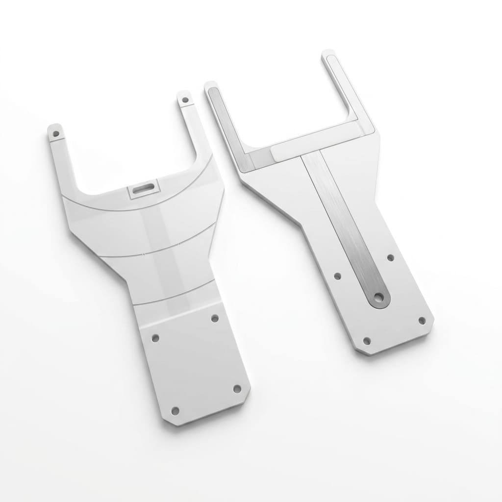 Wafer handling end effector component for electronics automation